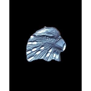 Vintage Sterling Silver Native Tribal Southwest American EAGLE Bird 7/8" Pendant